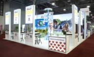 Stand of the Munich Convention Bureau at IMEX America.